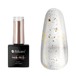 maniMORE DOT top coat do paznokci Gold 10g