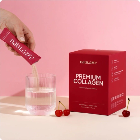 Natu.Care Premium Kolagen smak wiśnia 10000 mg - 30 saszetek