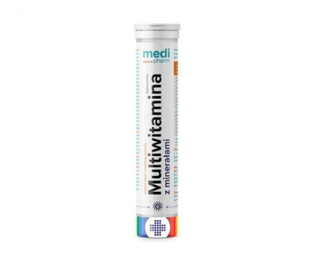 medi pharm Multiwitamina z minerałami 20 tabletek musujących