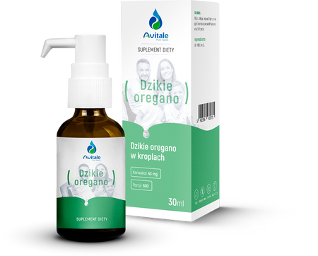 Avitale Olej z oregano standaryzowany na 90% karwakolu 30 ml
