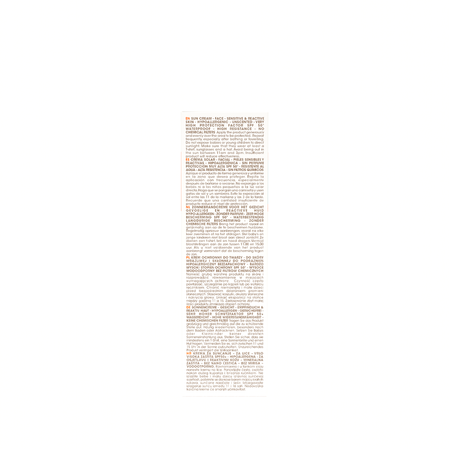 Alphanova Sun Bio, Krem przeciwsłoneczny, hipoalergiczny, wodoodporny, filtr SPF50, 50g
