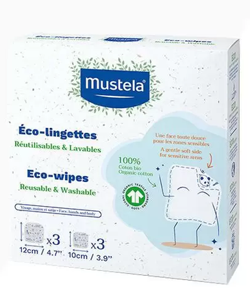 MUSTELA chusteczki wielokr.użytku 1op