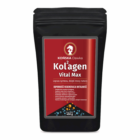 KOŃSKA DAWKA Kolagen Vital Max z Colostrum w proszku 450g 
