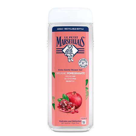 Le Petit Marseillais – Śródziemnomorski Granat, Żel pod prysznic – 400ml