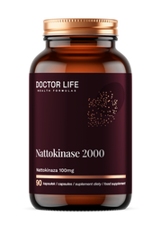 Doctor Life Nattokinase 2000 100mg wsparcie układu krążenia 90 kaps.