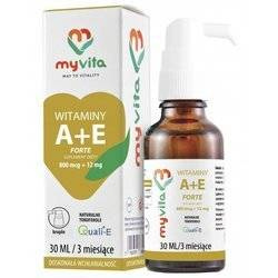 MyVita - Witamina A+E (800 mcg + 12 mg) - Krople forte - 30 ml