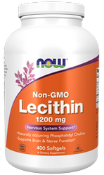 Lecytyna sojowa 1200 mg non GMO (400 kaps.)