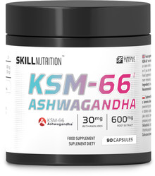 Skill Nutrition KSM-66 Ashwagandha 200 mg na wsparcie w okresach stresu 90 kaps. vege
