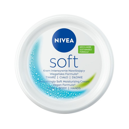 Nivea Soft Krem intensywnie nawilżający do twarzy ,ciała i dłoni 50ml
