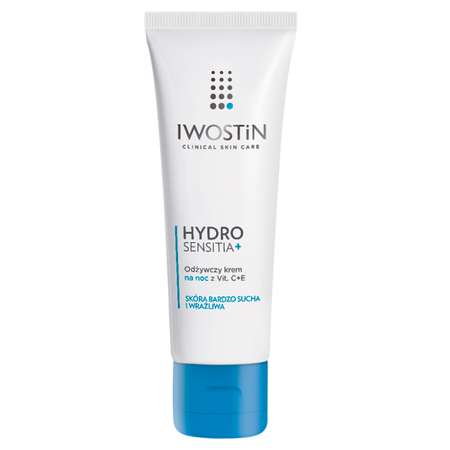 Iwostin Hydro Sensitia+ Odżywczy krem na noc z Vit. C+E 50 ml