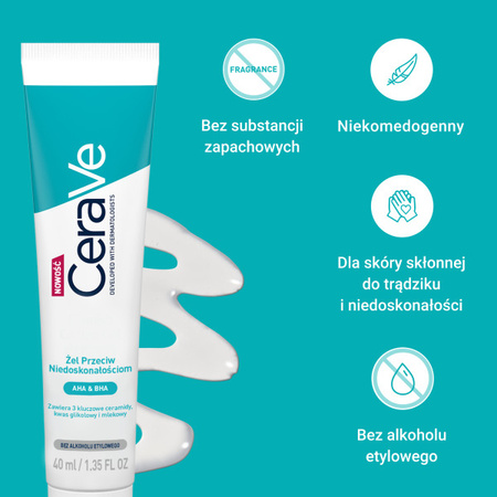 CERAVE Żel przeciw niedoskonałościom 40ml