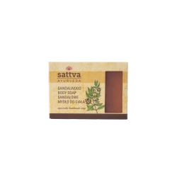 Sattva - Mydło do ciała w kostce glicerynowe Drzewo Sandałowe 125g