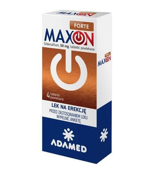 Maxon Forte 50 mg 4 tabl.