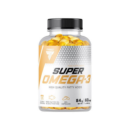 Trec SUPER OMEGA-3 kwasy omega-3 - 60 kaps.