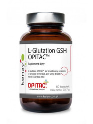 KENAY L-Glutation GSH OPITAC™ na wsparcie ochrony antyoksydacyjnej i ochrony komórek przed stresem oksydacyjnym 60 kaps.