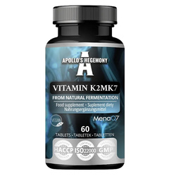 Apollo’s Hegemony Vitamin K2 MK7 suplement diety 60 tabl.
