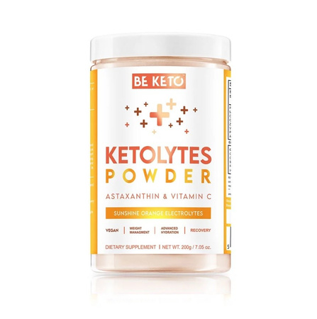 Be Keto Elektrolity w proszku Słoneczna Pomarańcza 200g