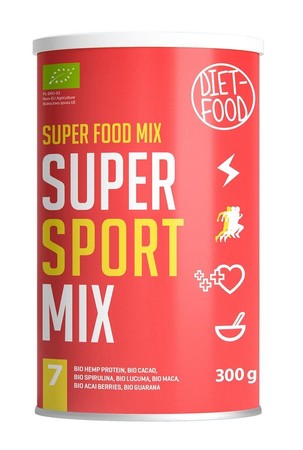 DIET-FOOD MIESZANKA WSPOMAGAJĄCA TRENING (SUPER SPORT MIX) BIO 300g