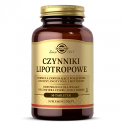 Solgar Czynniki Lipotropowe na wsparcie odchudzania 50 tabl.