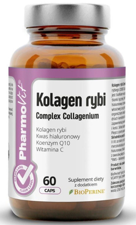 Pharmovit Kolagen Rybi Complex bezglutenowy 60 kaps.