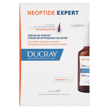 Ducray Neoptide Expert Serum na porost i przeciw wypadaniu włosów 2 x 50 ml
