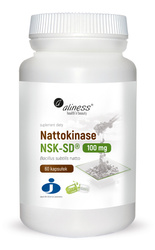 Aliness Nattokinase NSK-SD® 100 mg x 60 Vege caps.