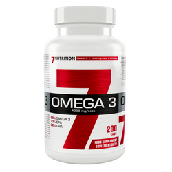 7NUTRITION Omega 3 kwasy tłuszczowe EPA i DHA - 200 kaps.