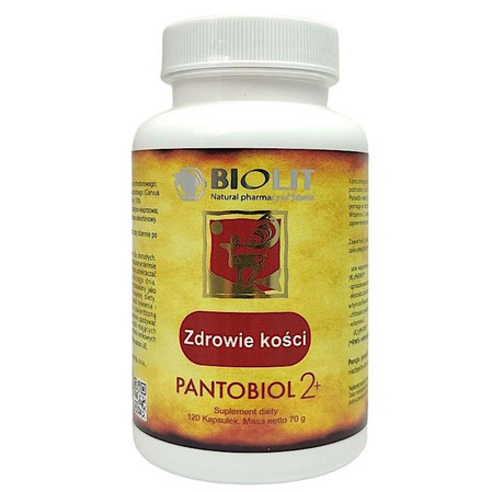 Biolit Pantobiol 2+ na wsparcie kości 120 kaps.