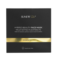 Essence+ Hybrid Beauty Face Mask hybrydowa maska z peptydami i śluzem ślimaka 4x28g