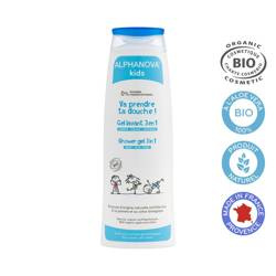 Alphanova Kids, Żel 3 w 1 do mycia ciała i włosów, 250ml