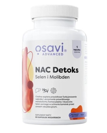 Osavi NAC Detoks, Selen i Molibden 60 kaps.
