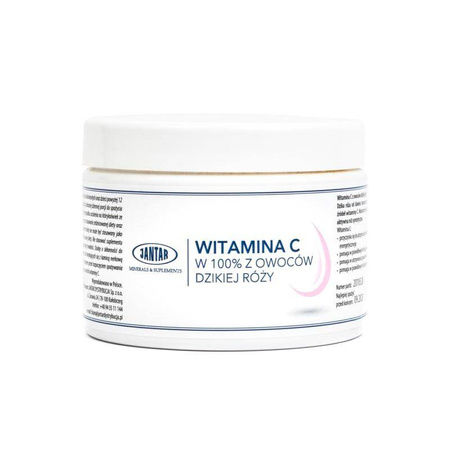 Jantar Witamina C Z Dzikiej Róży W Proszku 300 G