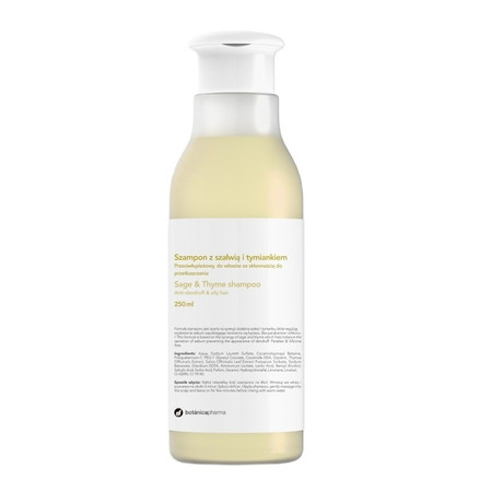 Sage & Thyme Shampoo szampon przeciwłupieżowy do włosów ze skłonnością do przetłuszczania się Szałwia i Tymianek 250ml