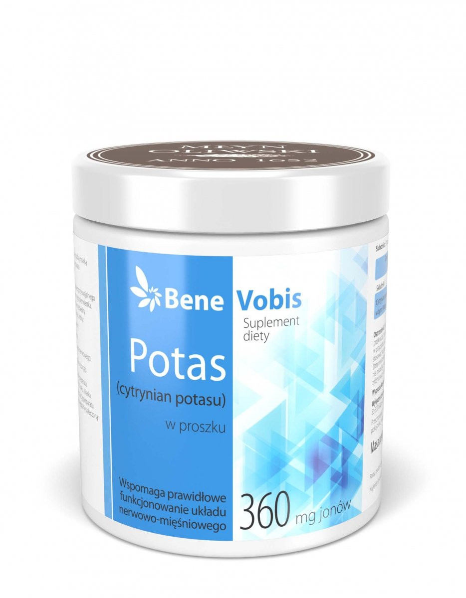 Калий Bene Vobis, цитрат калия, порошок, 500 г