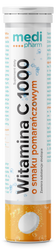 Medi pharm Wit.C 1000 mg smak pomarańcza 20 tabl.