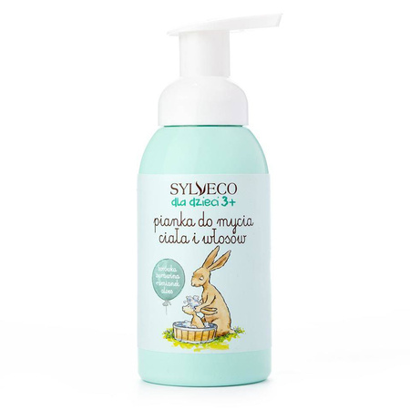 SYLVECO dla dzieci 3+ - Pianka do mycia ciała i włosów -290ml