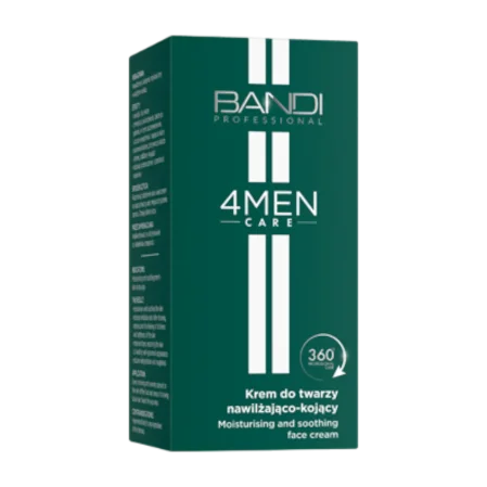 Bandi 4MEN Care Krem do twarzy nawilżająco-kojący 50ml