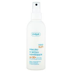 Ziaja Sopot Sun, mleczko w sprayu nawilżające do opalania SPF50 170ml