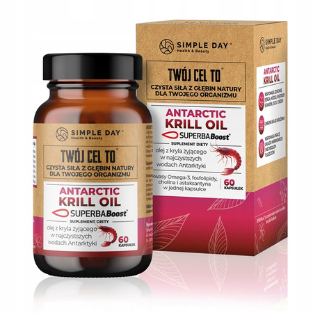 Twój Cel to Antarctic Krill Oil olej z Kryla Omega-3 na wsparcie odporności 60 kaps.