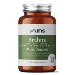 UNS Brahmi (Bacopa Monnieri) + Bioperine 60 kaps. vege
