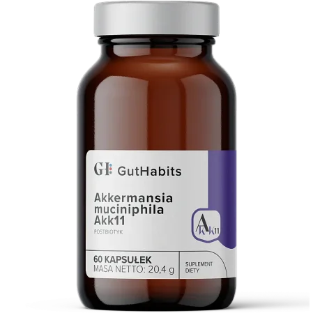 GutHabits Akkermansia Muciniphila nowoczesne wsparcie mikrobioty jelitowej 60 kaps.