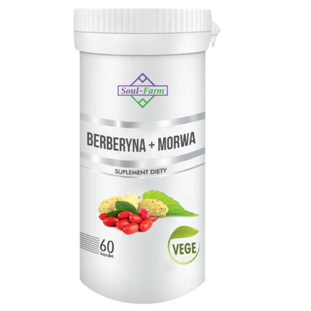 Soul Farm Premium Berberyna + Morwa 60 kaps.