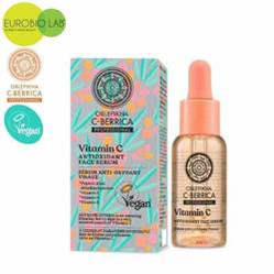 Wegańskie, antyoksydacyjne serum do twarzy z witaminą C i hydrolatem z rokitnika ałtajskiego, 30ml OBLEPIKHA C-BERRICA