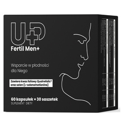 UP Heatlh Fertil Men+ suplement diety dla wsparcia płodności mężczyzn 60 kaps.+ 30 saszetek
