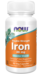 NOW FOODS Double Strength Iron (90 kaps.)