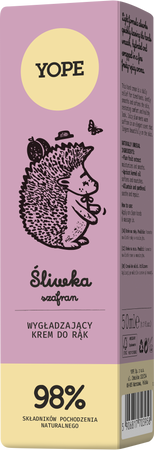 Yope Śliwka & Szafran – naturalny krem do rąk 50ml