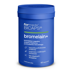 ForMeds Bicaps Bromelain+ wsparcie układu pokarmowego 60 kaps.