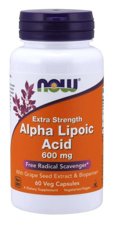 Now Foods Alpha lipoic acid na detoks 60 kaps.