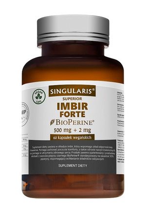 Singularis Imbir Forte BioPerine 500mg+2mg 60 kaps. wege