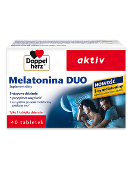 Doppelherz aktiv melatonina duo 40 tabletek